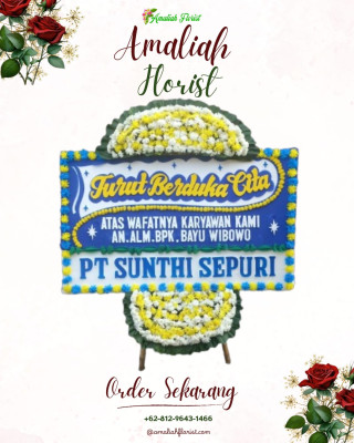 Papan Bunga Duka di Sidorame Barat Ii